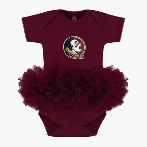 Creative Knitwear College Baby Tutu Bodysuit Dress-Team Logo, Multiple Colors, for Girls (0-12 Months)