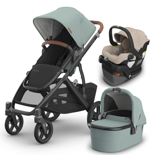 UPPAbaby Vista V3 Stroller + Bassinet + Mesa/Aria Travel System