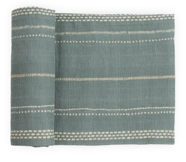 Organic Cotton Muslin Swaddle Blanket - Stillwater Stitch