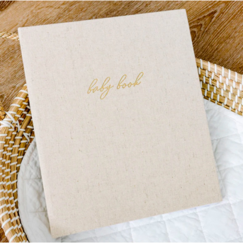 First Year Baby Memory Book - Sand
