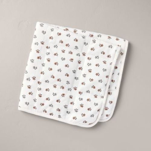 Meadow Bunny Quilted Baby Stroller Blanket - Hearth & Hand™ With Magnolia