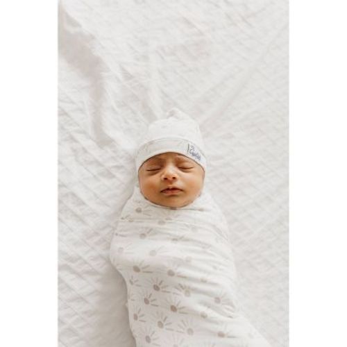 Copper Pearl Knit Swaddle Blanket - Noah