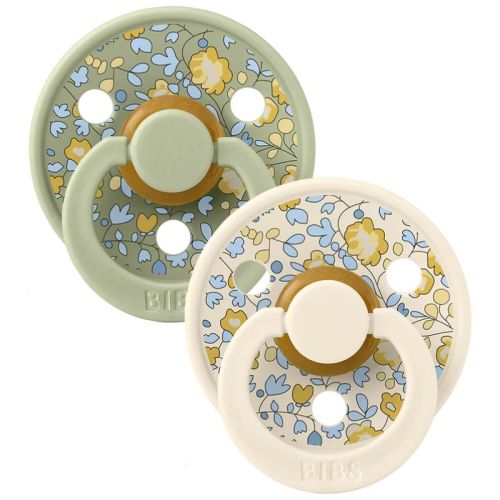 Liberty Natural Rubber Bibs Pacifers - 2 Pack