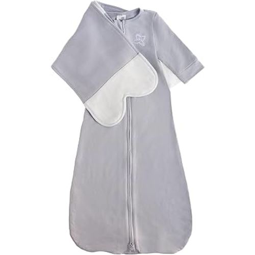 Organic Cotton Blend, All-in-One Sleep Sack Training System for Newborn Infant Baby