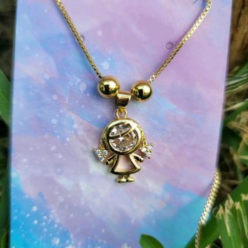 Custom made Pendant Gold plated Female Male - TikTok Shop