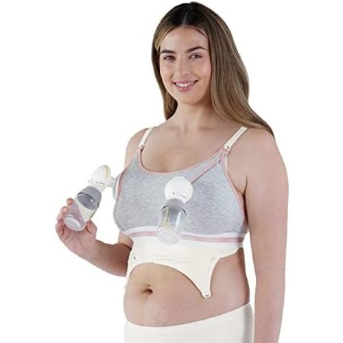 Bravado Designs Pumping Bra Hands Free | Clip and Pump | Pumping Accessory | S-XL