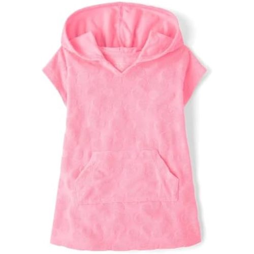 The Children's Place Girls' and Toddler Hooded Swim Coverup