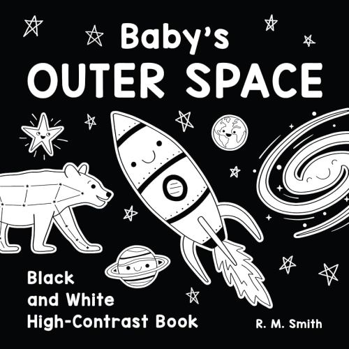 Amazon.com: Baby's Outer Space: Black and White High Contrast Book for Babies (Baby's High-Contrast Books) eBook : Smith, R. M., Smith, R. M.: Kindle Store