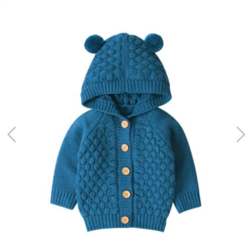 BEAR Knitted Cardigan - Hazel & Bo