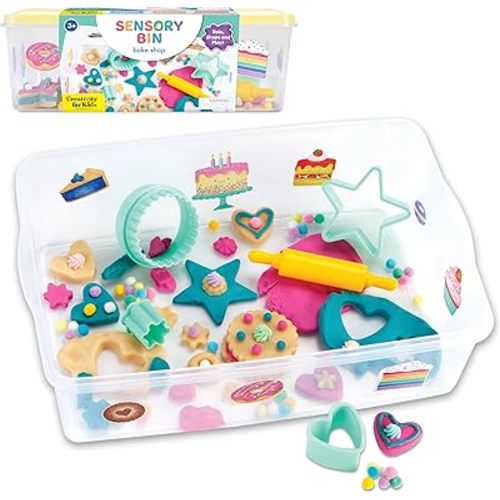 Creativity for Kids Sensory Bin: Bake Shop - Pretend Play Kindergarten Learning Activities, Sensory Toys for Kids Ages 3-4+, Toddler Gifts for Girls and Boys