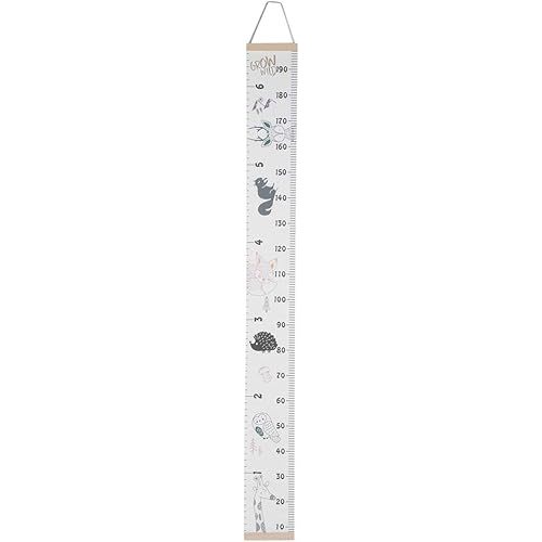 Growth Chart for Kids, Growth Chart Ruler Canvas Height Measuring Rulers Hanging Ruler Wall Decor Ruler Canvas Height Measurement Ruler for Boys Girls (1)