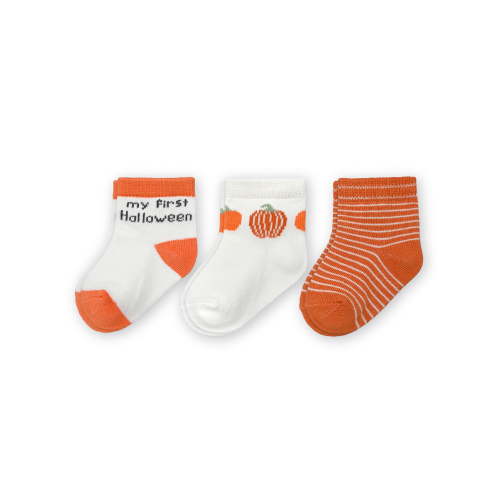 Carter's Child of Mine Infant Unisex Falloween Crew Socks, 3 Packs, Size 0-6 Months