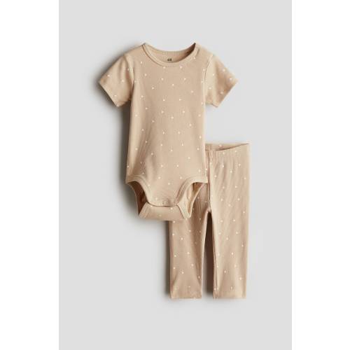 2-PIECE RIBBED COTTON SET