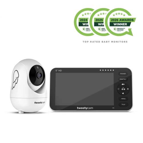 Tweetycam baby monitor with camera
