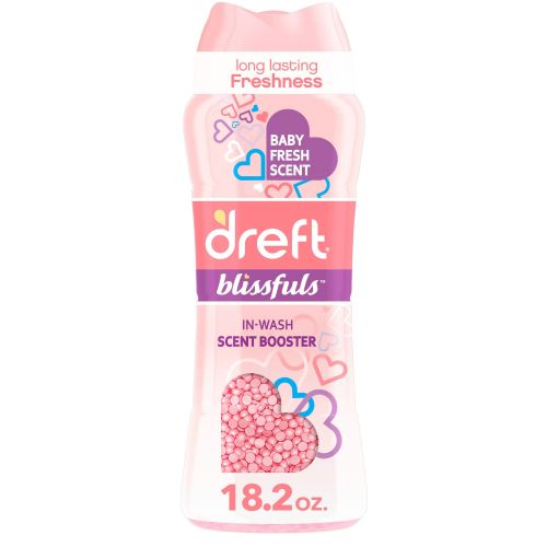 Dreft Blissfuls Laundry Scent Booster Beads, Baby Fresh Scent, 18.2 oz