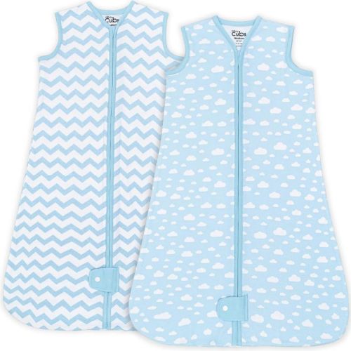 Sleep Bag, Sack For Baby, 2 Pack, Breathable Wearable Blanket By Comfy Cubs, Large - Nomadic Blue, Azul