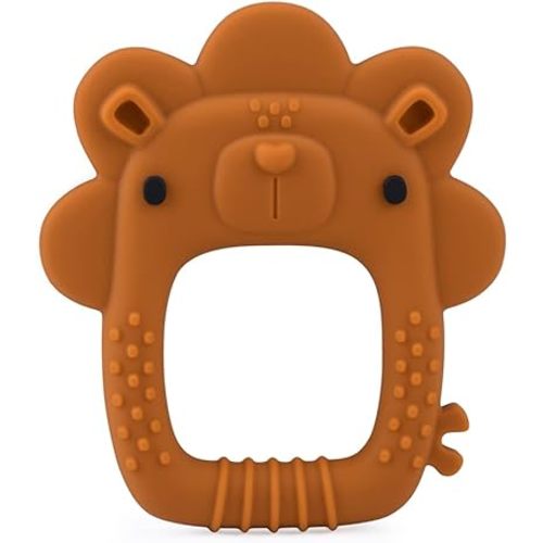 Loulou Lollipop Wild Silicone Baby Teether - Lion