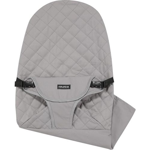 Fabric Seat for Bouncer - Cover for Baby Babybjorn Bouncer Balance Soft & Bliss, 100% Cotton, Skin -Friendly, Machine Washable, Light Grey