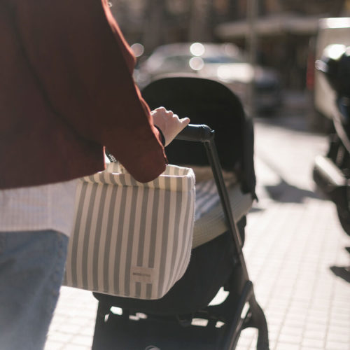 Stroller Carry Rayas Mist - Minicoton
