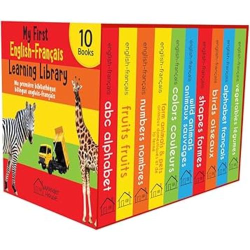 My First English-Français Learning Library (Ma première bibliothèque bilingue anglais-français): Boxset of 10 English (English and French Edition)