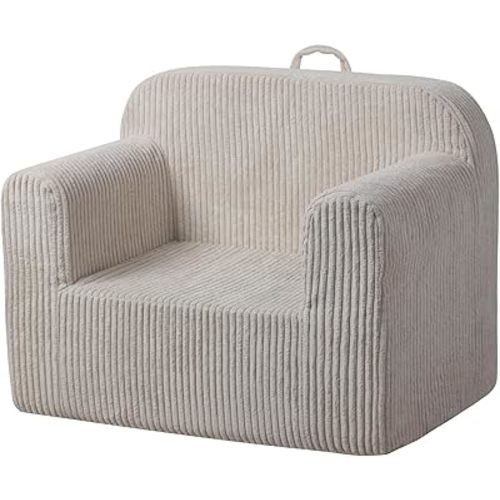 Getifun Foam Kids Sofa Chair, Comfy Toddler Couch,Soft Toddler Armchair for Boys and Girls (Beige)