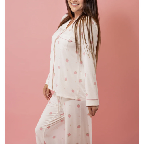 Womens PJ's Long Sleeve (Berry Sweet) – Snuggle & Slumber