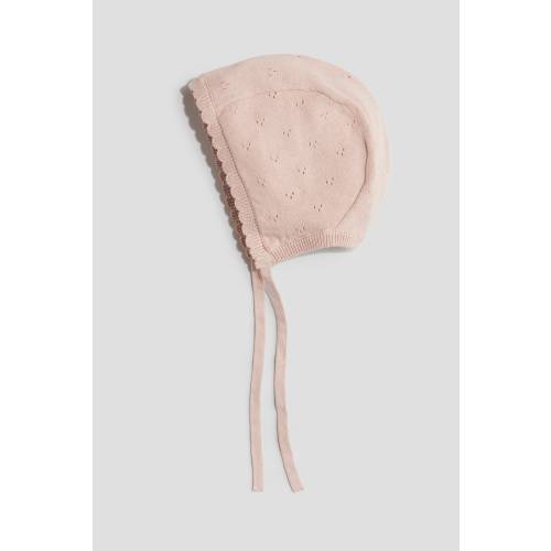 KNIT COTTON BONNET