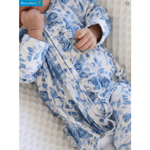 Betsy's blooms Caden Lane Footie