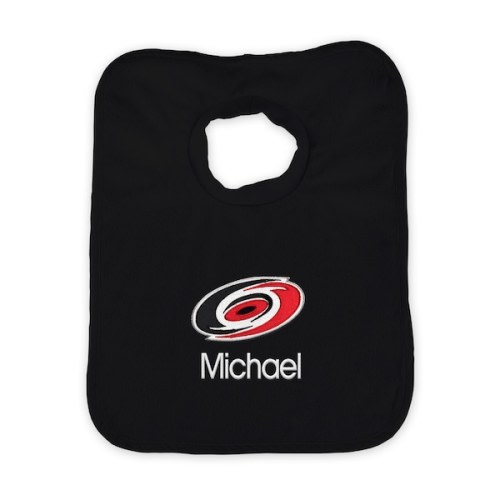 Carolina Hurricanes Infant Personalized Bib - Black