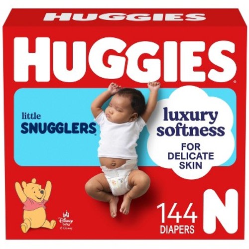 Huggies Little Snugglers Gentle Protection Diapers - Newborn - 144ct