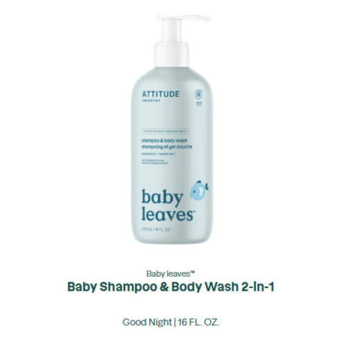 Baby Shampoo & Body Wash 2-in-1
