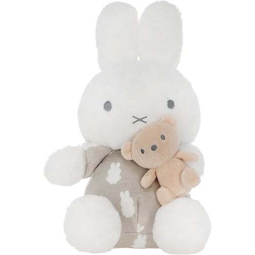 Kids Preferred Miffy Baby Keywind Musical - Super Soft Plush Toy, Plays Rockabye Baby, Swaying Head, Neutral Colors, Ages 0 Months and Up, 12 in