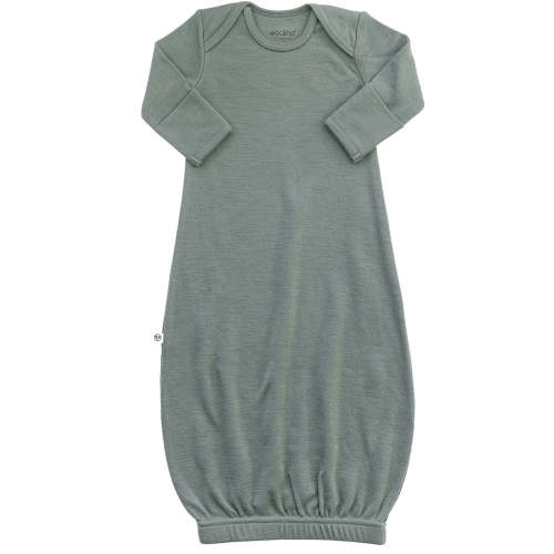 Merino Wool Baby Gown |Natural Merino Wool Baby Sleepwear – Woolino