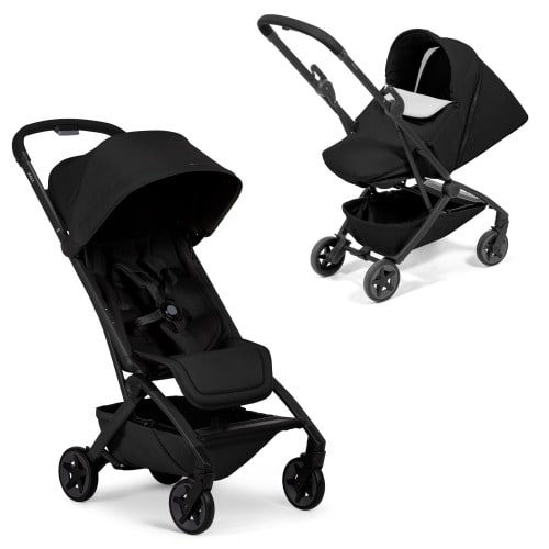 Joolz Aer2 Lightweight Compact Stroller + Nest to Seat Bundle - Space Black