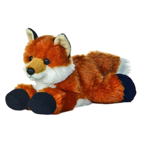 Aurora® Adorable Mini Flopsie™ Foxxie™ Stuffed Animal - Playful Ease - Timeless Companions - Orange 8 Inches