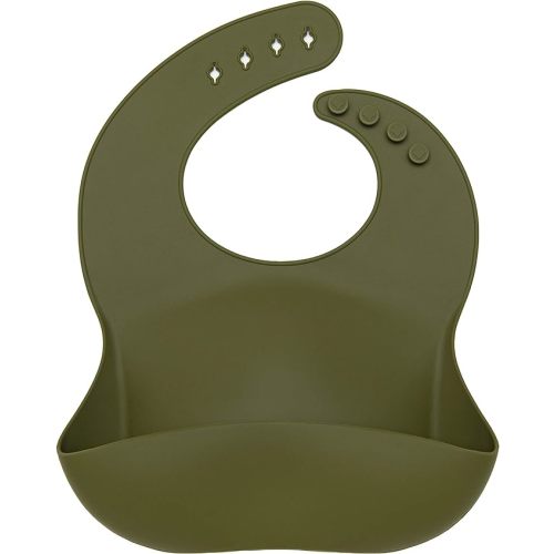 Loulou Lollipop Soft, Waterproof Silicone Feeding Bib