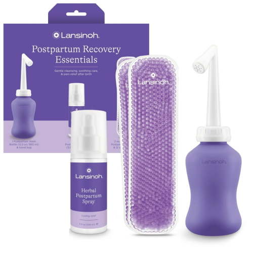 Lansinoh Postpartum Essentials Recovery Bundle, Postpartum Perineal Care Kit, 3.5 fl oz