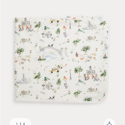 RL Baby x Riley Sheehey Cotton Blanket