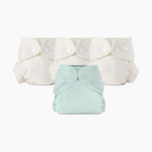 Esembly Blowout Proof Cloth Diaper Bundle - Mist, Size 1 (7-17lbs)