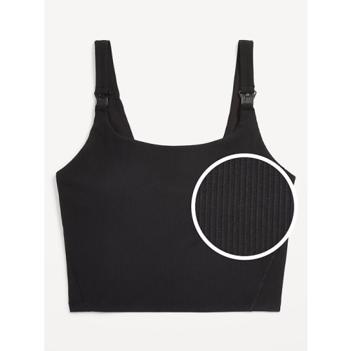 Maternity PowerSoft Nursing Sports Bra: Size L