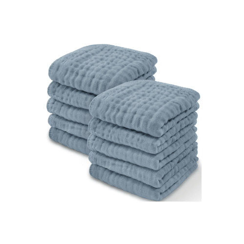 Muslin Washcloths - Pack of 10