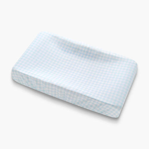 Picnic Gingham Changing Pad Cover - Blue | Gooselings