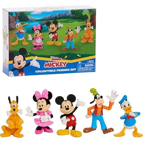 Mickey Mouse Collectible Figure Set, 5 Pack, Kids Toys for Ages 3 Up by Just Play