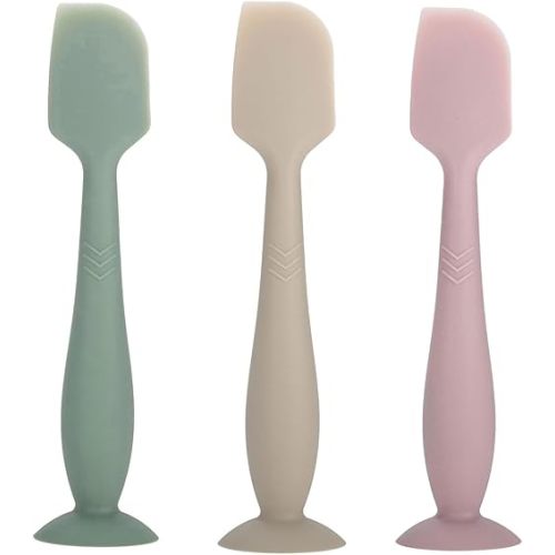 Baby Diaper Cream Spatula - Baby Diaper Rash Cream Applicator for Butt Paste Diaper Cream - Newborn Baby Essentials, Baby Shower Gifts (gray, green, pink)