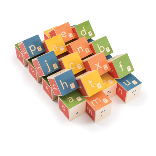 Braille ABC Wooden Blocks