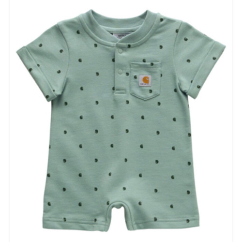 Carhartt Kid's Short-Sleeve French Terry Romper - Traditions Clothing & Gift Shop