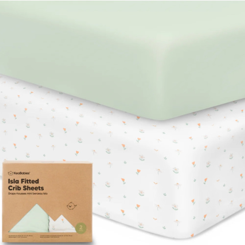 Isla Fitted Crib Sheets - Wildflowers