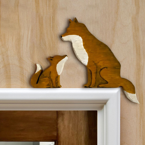Wooden Crafts Doorplate Corner Decoration Wooden Art Statue Decoration Decoration Wooden Crafts Ornament