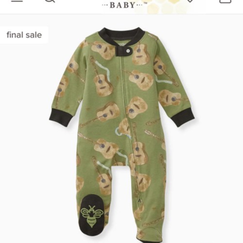 Acoustic Guitar Organic Cotton Sleep & Play – Burt's Bees Baby
