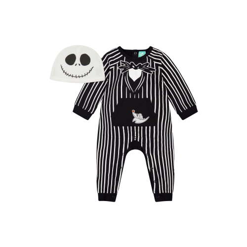 Night Before Christmas Baby Boy Long Sleeve Tux Coverall & Hat, Sizes 0-24 Months